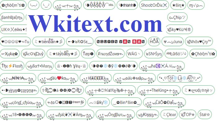 Tạo Nét Riêng Trong Thế Giới Ảo với Tên Nhân Vật Độc Đáo từ Wkitext.com